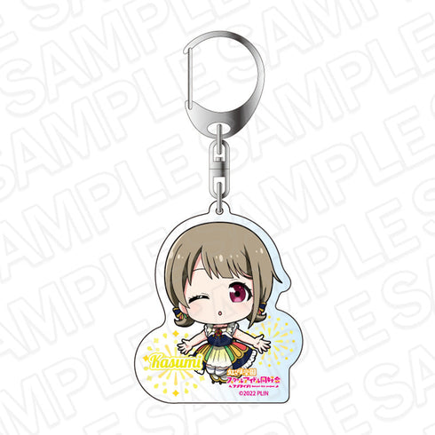 『ラブライブ!虹ヶ咲学園スクールアイドル同好会』アクリルキーホルダー 中須かすみ 花火 デフォルメ ver.